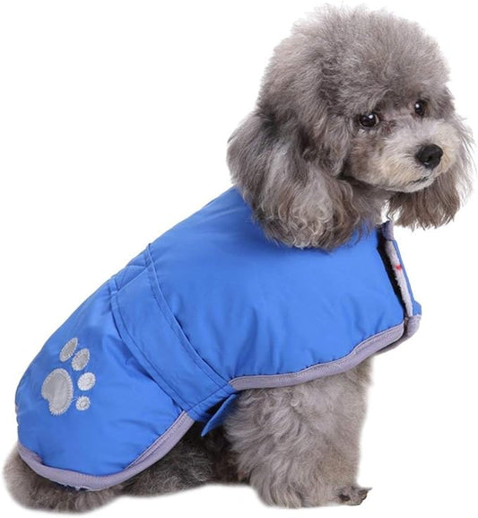Queenmore Cold Weather Dog Coats Loft Reversible Winter Fleece Dog Vest Waterproof Pet Jacket Available in Extra Small, Small, Medium, Large Extra Large Sizes