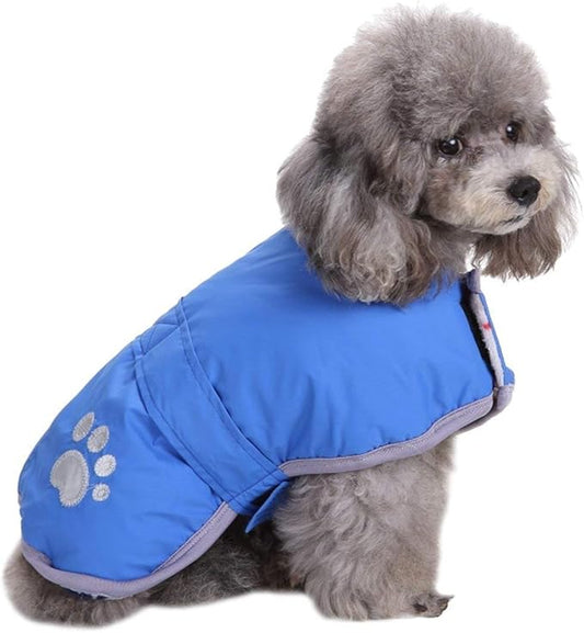 Queenmore Cold Weather Dog Coats Loft Reversible Winter Fleece Dog Vest Waterproof Pet Jacket Available in Extra Small, Small, Medium, Large Extra Large Sizes