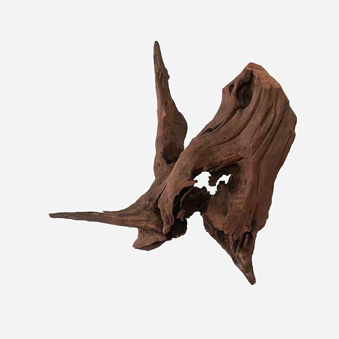 Natural Driftwood for Aquarium Decor, L14.57×W11.81×H12.2 Inches Large Drift Wood Decorations for Reptile Hide, Fish Tank, Optional Shapes
