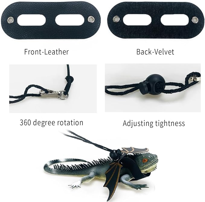 Bearded Dragon Lizard Backpack Carrier with Harness and Leash Set, Small Animal Carrier Backpack, Space Capsule Bubble Window, Small Pet Carrier Backpack, Airline Approved(Green)