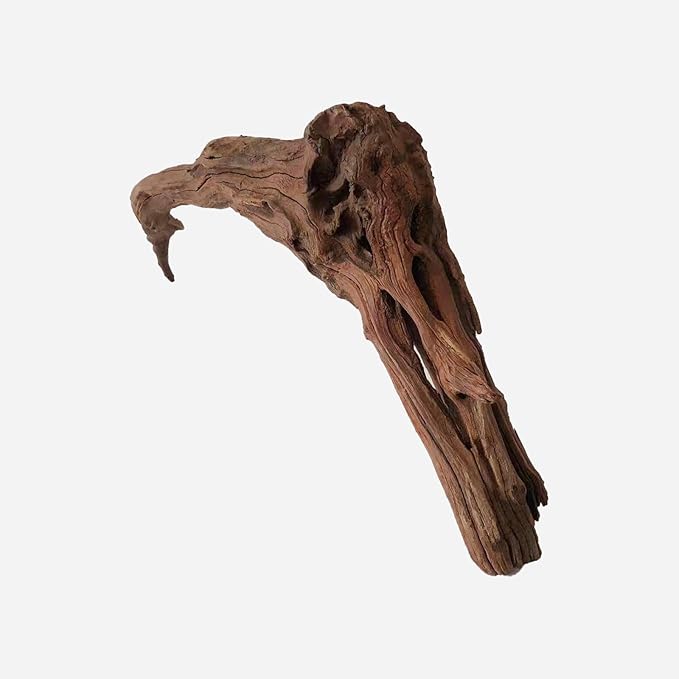 Natural Driftwood for Aquarium Decor, L24.8×W4.33×H14.96 Inches Large Drift Wood Decorations for Reptile Hide, Fish Tank, Optional Shapes