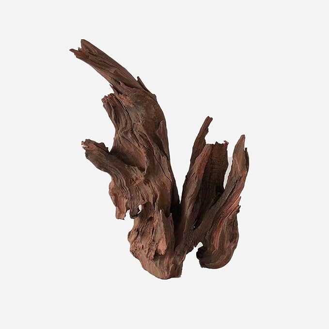 Natural Driftwood for Aquarium Decor, L12.99×W6.3×H16.54 Inches Large Drift Wood Decorations for Reptile Hide, Fish Tank, Optional Shapes