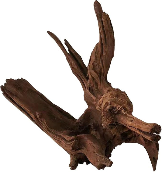 Natural Driftwood for Aquarium Decor, L17.32×W12.2×H18.11 Inches Large Drift Wood Decorations for Reptile Hide, Fish Tank, Optional Shapes