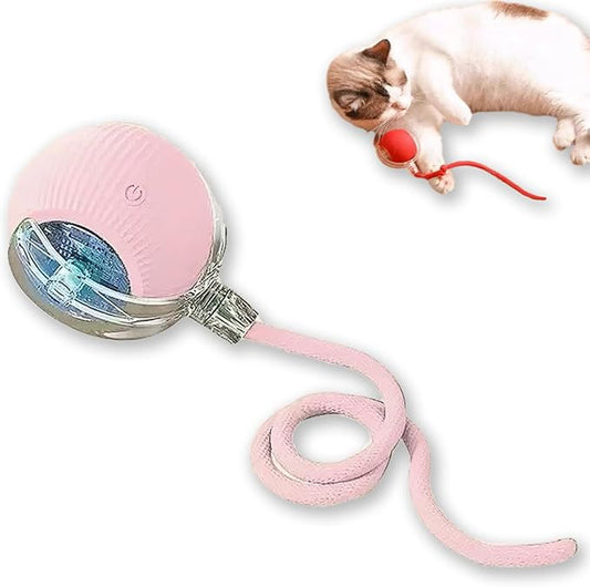 Nestoly Cat Toy, Indoor Automatic Moving Interactive Cat Toy Ball, Smart Cat Wheels for Indoor Cats, Chirping Motion Activate Cat Toys Best for Bored Solve Your Cat's Boredom in Seconds