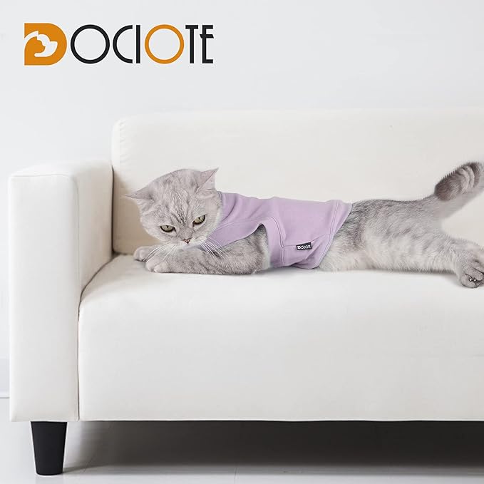 Soft Fleece Dog & Cat Sweatshirt - Warm Pullover for Small to Medium Pets - Stretchy Hoodie, Easy On & Comfortable Winter Clothes