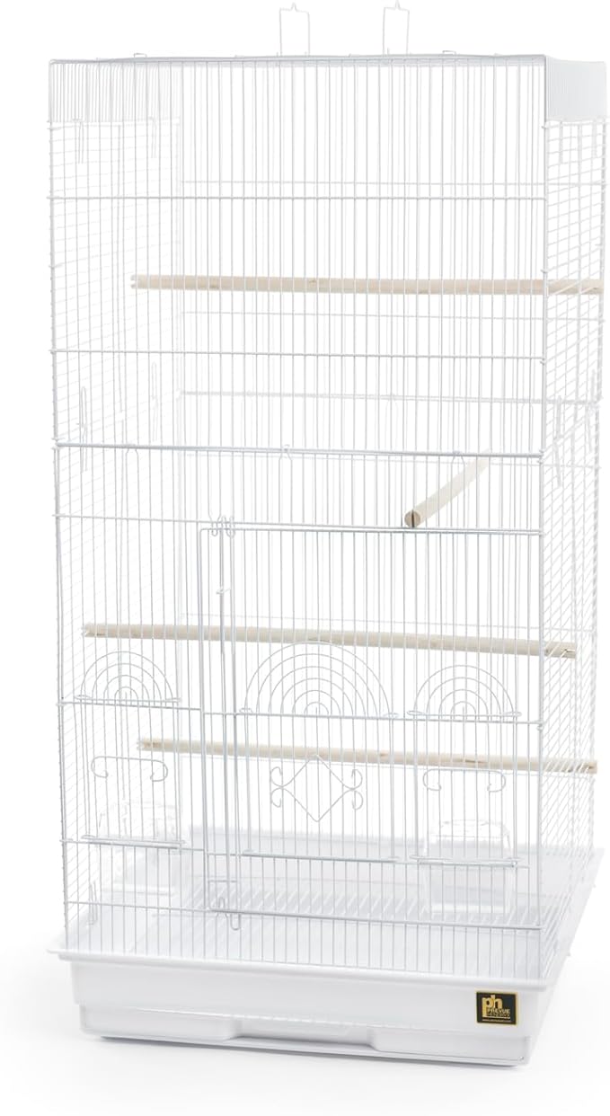 Prevue Pet Products SPECONO1818H-W Tall Tiel Cage, White