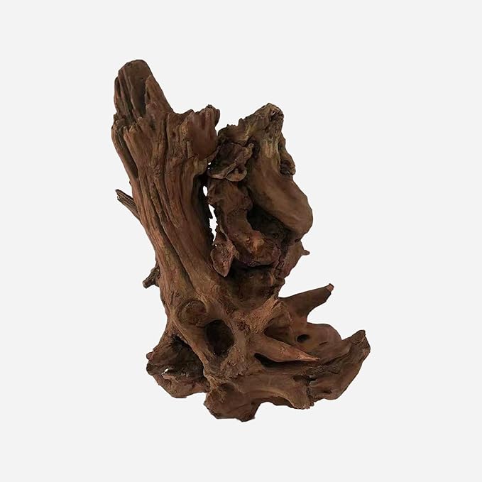 Natural Driftwood for Aquarium Decor, L16.54×W9.45×H11.81 Inches Large Drift Wood Decorations for Reptile Hide, Fish Tank, Optional Shapes