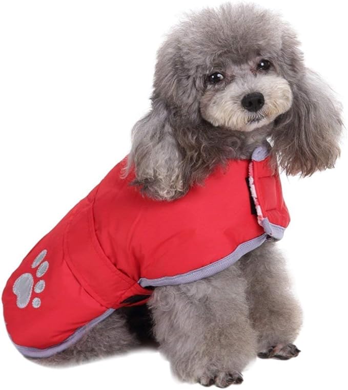 Queenmore Cold Weather Dog Coats Loft Reversible Winter Fleece Dog Vest Waterproof Pet Jacket Available in Extra Small, Small, Medium, Large Extra Large Sizes