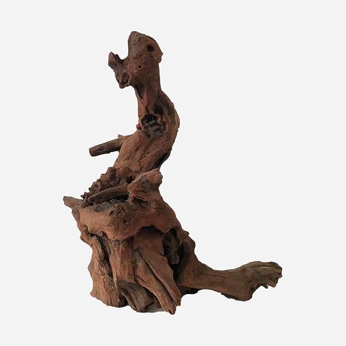 Natural Driftwood for Aquarium Decor, L12.2×W7.48×H13.78 Inches Large Drift Wood Decorations for Reptile Hide, Fish Tank, Optional Shapes