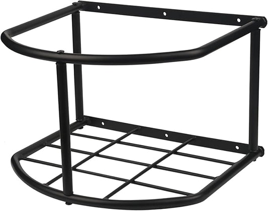 Bucket Holder for Horses Feed,5 Gallon Water and Feed Bucket Holder for Horses,Heavy Duty Metal Wall Mount Water Bucket and Pail Holder for Livestock in Stable (1)