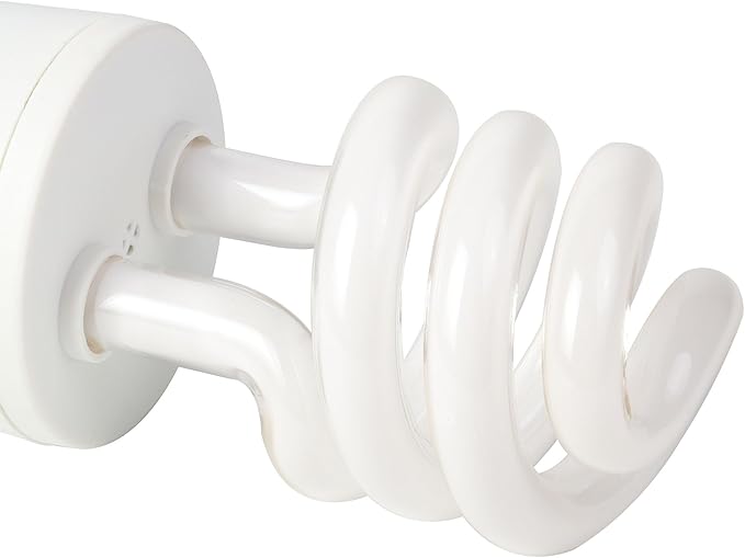 UVA UVB Reptile Heat Lamp 5.0 13W Reptile Lights Energy Saving UVB Bulb Spiral Compact Bulb Fit for Rainforest Type Reptile/Snake/Lizard/Insect/Turtle/Tortoise