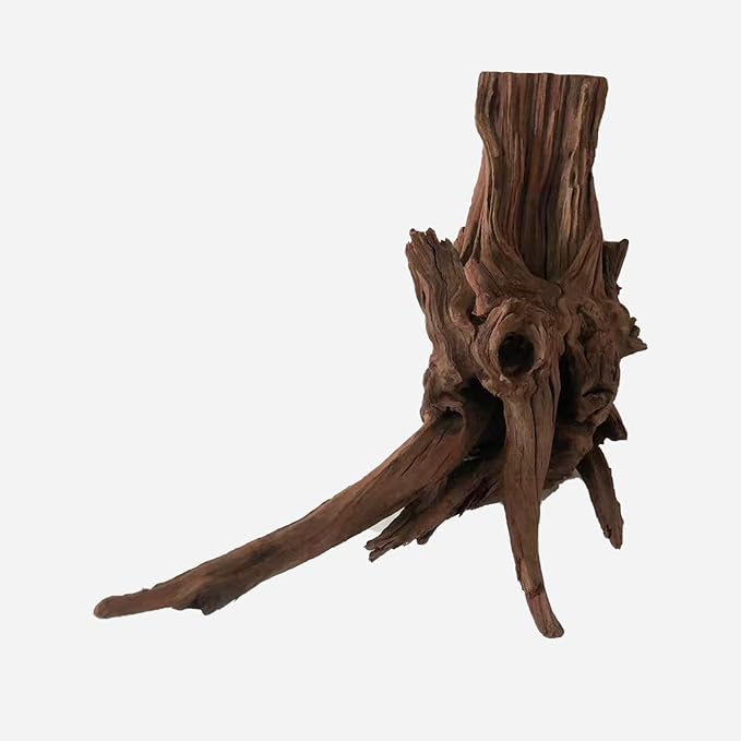 Natural Driftwood for Aquarium Decor, L17.72×W7.48×H11.81 Inches Large Drift Wood Decorations for Reptile Hide, Fish Tank, Optional Shapes