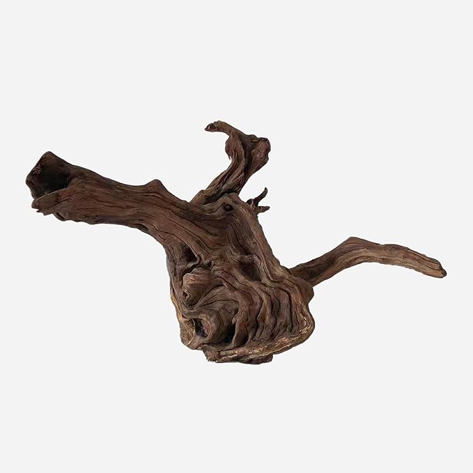 Natural Driftwood for Aquarium Decor, L23.62×W7.87×H12.6 Inches Large Drift Wood Decorations for Reptile Hide, Fish Tank, Optional Shapes