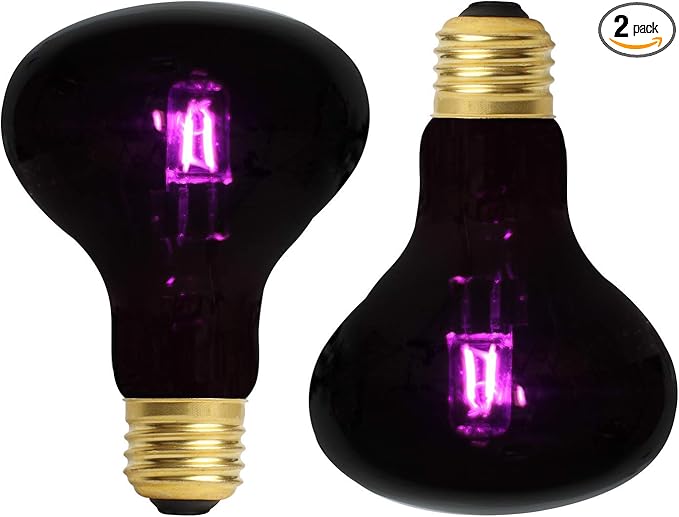 OMAYKEY 100W Infrared Heat Lamp Bulb Moonlight Light Glass Heating Lamps Bulbs for Lizard Snake Chameleon Bearded Dragon Aquarium Reptile & Amphibian - 2 Pack