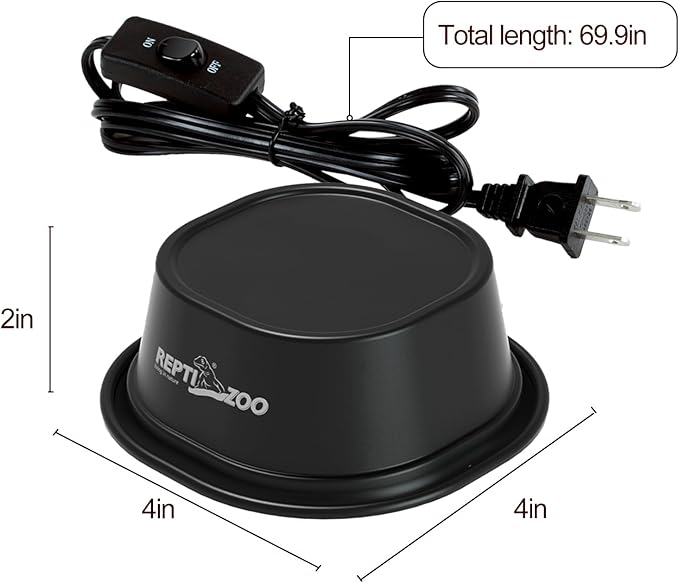 REPTI ZOO G9 Reptile Infrared Heat Lamp Combo Kit- 50W UVA Basking Red Bulb & Low Profile Tank Hood for Bearded Dragons Turtles Lizards Geckos | Terrarium Heating Lamp Spot Light with Safety Mesh