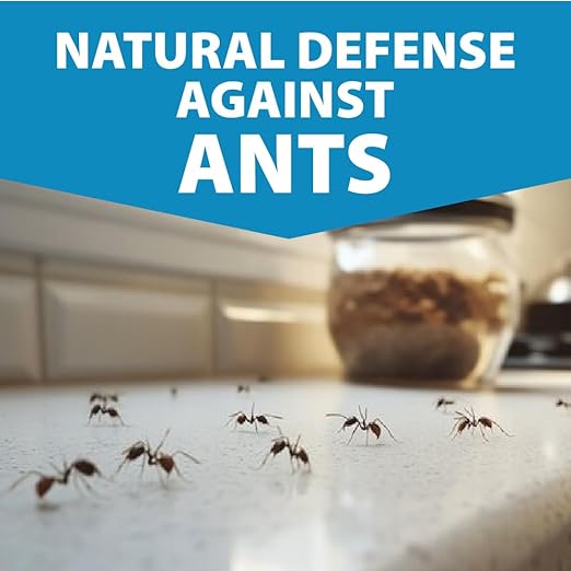 Ant Killer Spray Indoor Outdoor Use - Plant-Based Formula with Lemongrass Oil and Geraniol - Kid & Pet Safe Ant Killer Spray - Natural Ants Repellent and Prevention for Home, Car, & Outdoors