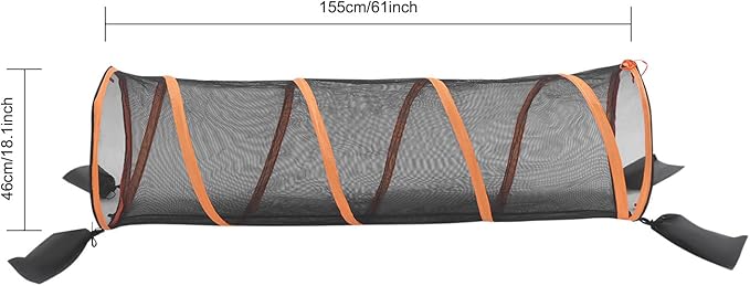 Cat Tube Cat Play Tunnel for Indoor and Outdoor 2 Packs Cat Enclosure Cat Outside Playhouse for Cats Puppy Small Animals