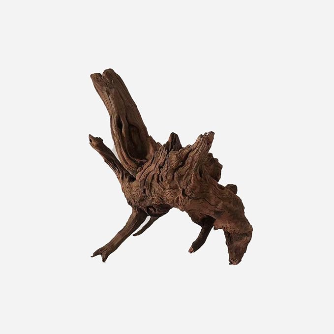 Natural Driftwood for Aquarium Decor, L15.75×W11.02×H17.32 Inches Large Drift Wood Decorations for Reptile Hide, Fish Tank, Optional Shapes