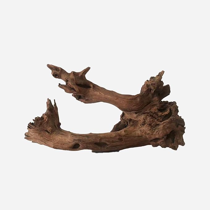 Natural Driftwood for Aquarium Decor, L18.9×W6.69×H10.24 Inches Large Drift Wood Decorations for Reptile Hide, Fish Tank, Optional Shapes