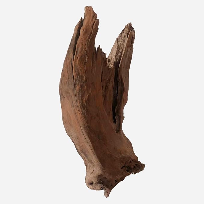 Natural Driftwood for Aquarium Decor, L12.99×W9.45×H18.9 Inches Large Drift Wood Decorations for Reptile Hide, Fish Tank, Optional Shapes