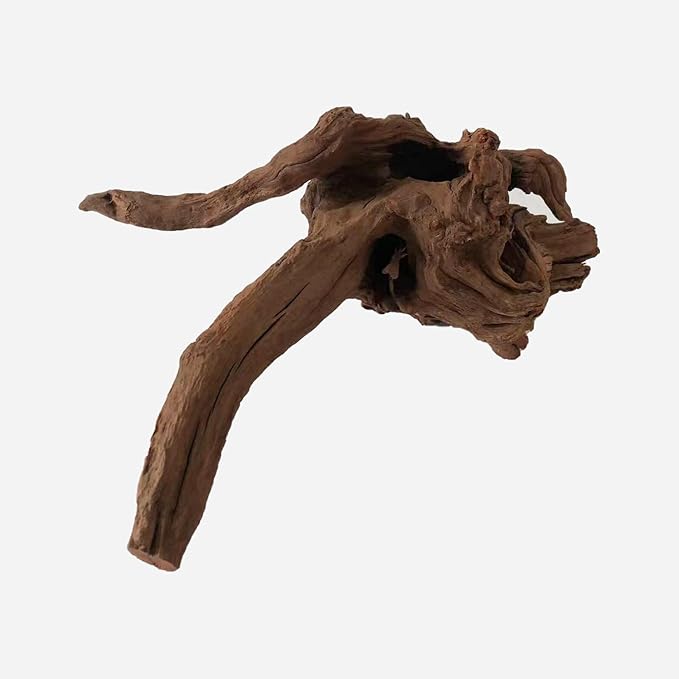 Natural Driftwood for Aquarium Decor, L18.5×W10.63×H7.48 Inches Large Drift Wood Decorations for Reptile Hide, Fish Tank, Optional Shapes