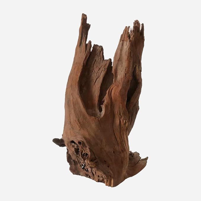 Natural Driftwood for Aquarium Decor, L12.99×W9.45×H18.9 Inches Large Drift Wood Decorations for Reptile Hide, Fish Tank, Optional Shapes