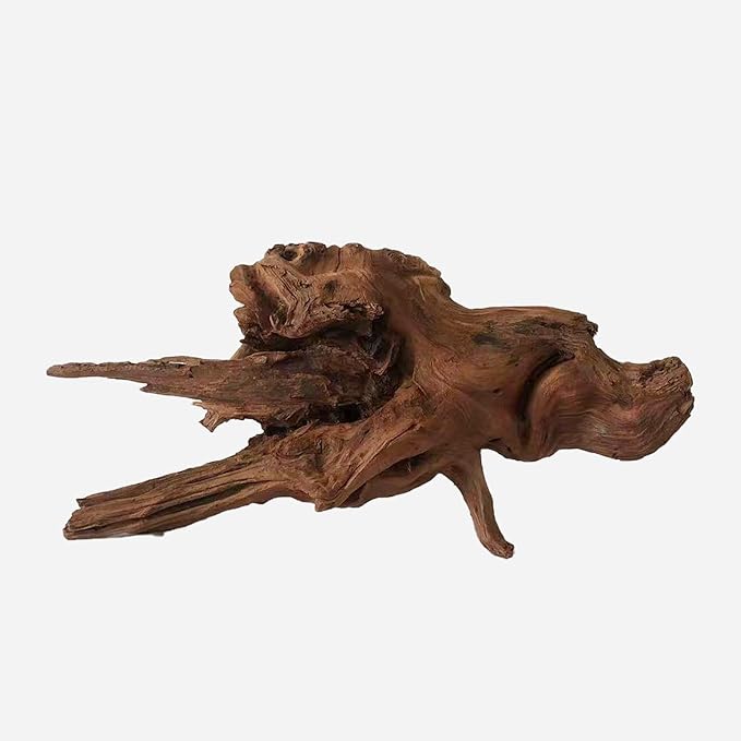 Natural Driftwood for Aquarium Decor, L19.29×W8.66×H8.27 Inches Large Drift Wood Decorations for Reptile Hide, Fish Tank, Optional Shapes