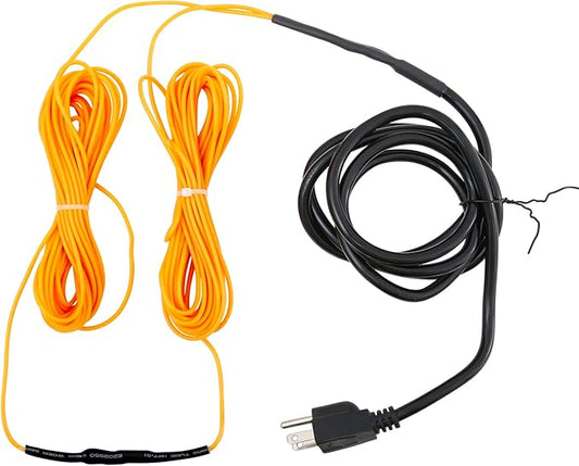 Soil Heating Cable 49 Ft Electric Soil Warming Cable Greenhouse Plant Soil Heater Cable Keep Soil Warm for Soil, Garden, Cold Frame