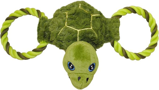 Jolly Pets Jolly Tug-a-Mal Turtle Tug/Squeak Toy, Extra Large (JTA75)