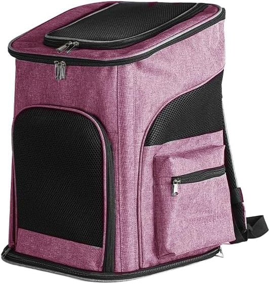 LUNATAIL Pet Carrier Backpack with Steel Frame — Privacy-Focused Travel Bag for Pets