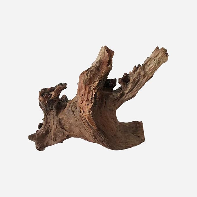 Natural Driftwood for Aquarium Decor, L13.39×W7.87×H11.02 Inches Large Drift Wood Decorations for Reptile Hide, Fish Tank, Optional Shapes