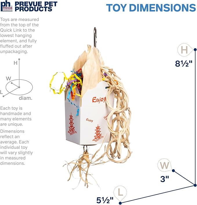 Prevue Pet Products Takeout - Playfuls Forage & Engage Bird Toy 60245