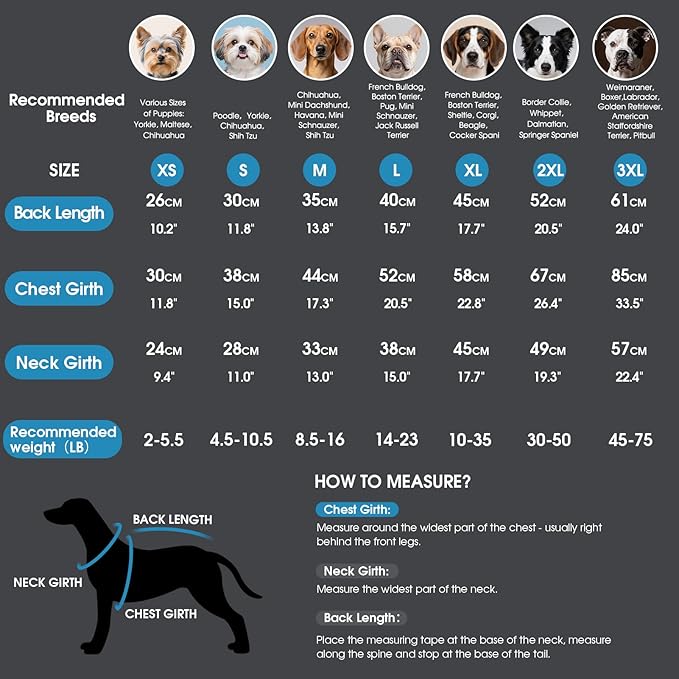 ASENKU Dog Winter Coat - Waterproof Windproof Dog Jacket, Warm Snowproof Doggie Puffer Vest for Cold Weather, Lightweight Snow Coats for Small Medium Large Dogs (Red&Navy, S)