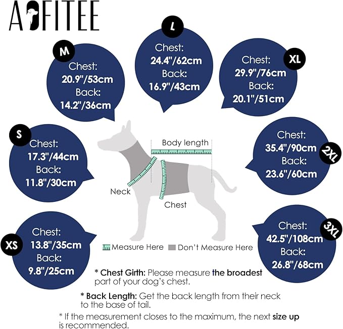 AOFITEE Dog Coat, Warm Dog Jacket with Harness Built in, Waterproof Coats for Small Dogs, Dogs Winter Coat Puffer Jacket with Zipper & Fleece Collar, Pet Snowsuit Sweater for Chihuahua Yorkshire, XS