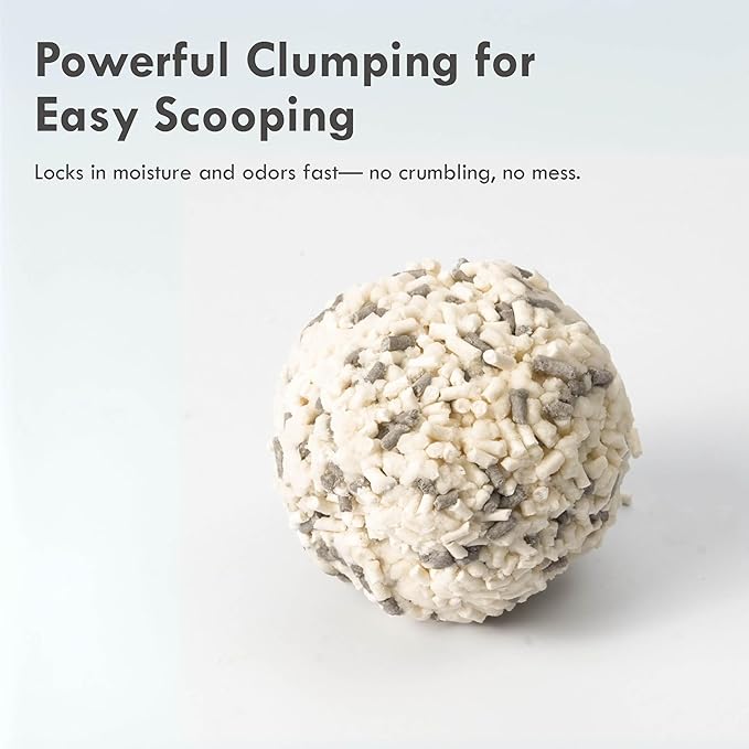 Lady N Pellet Tofu Cat Litter, Strong Clumping Ultra Absorbent Natural Litter, Dust-Free, Low Tracking Cat Litter, Enviro-probiotic and Activated Carbon for Odor Control 18lb (Boba Tea+ Unscented)