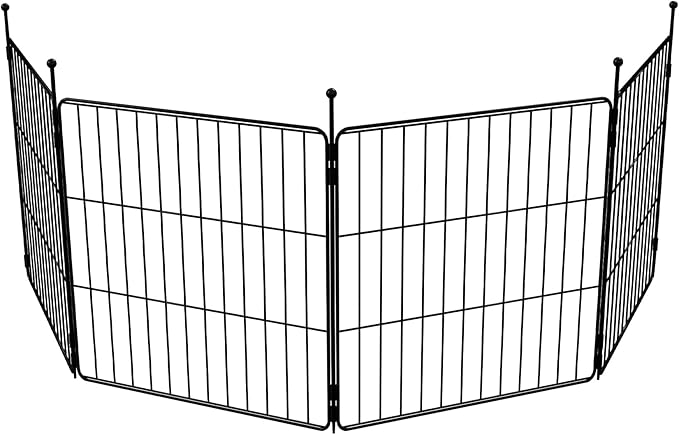 FXW MiniPaws Unleashed Dog Playpen for Yard & RV Camping, Expandable 24-inch 4 Panels for Puppies and Small Dogs, Portable for Indoor and Outdoor Use