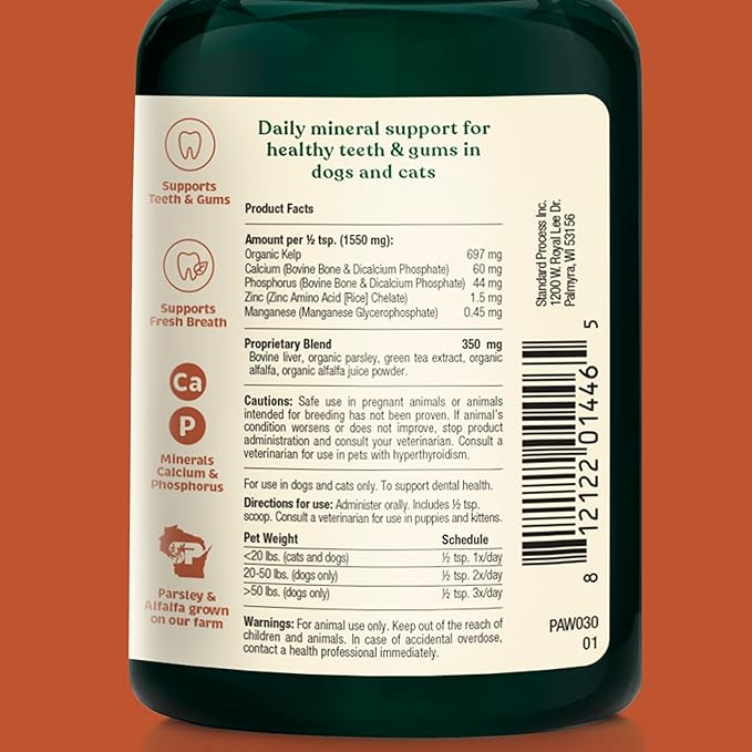 Pet Health Bundle - Dental & Joint Support for Dogs - Teeth Powder & Chewable Wafers for Plaque, Tartar, and Mobility - 165 g Powder & 100 Wafers
