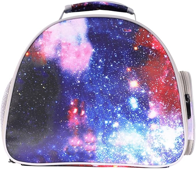 Bearded Dragon Travel Carrier, Guinea Pig Carrier Bag - Portable Small Animal Carrier Great for Bunny Lizard Hamster Hedgehog Outgoing Travel Carrying Case (Carrier - Blue)