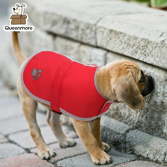 Queenmore Cold Weather Dog Coats Loft Reversible Winter Fleece Dog Vest Waterproof Pet Jacket Available in Extra Small, Small, Medium, Large Extra Large Sizes