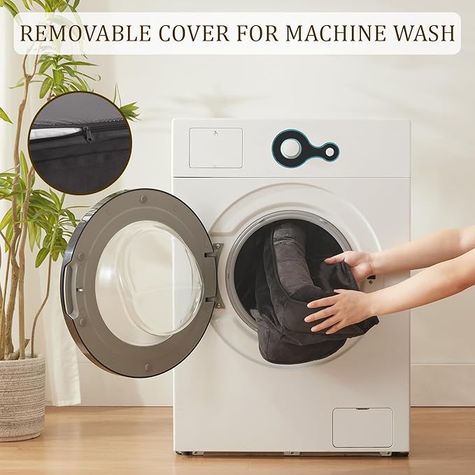 Bedfolks Orthopedic Dog Bed Extra Small, Waterproof Dog Sofa Bed for Small Dogs & Cats, Egg Foam Pet Couch Bed with Removable Washable Cover and Nonslip Bottom, Black