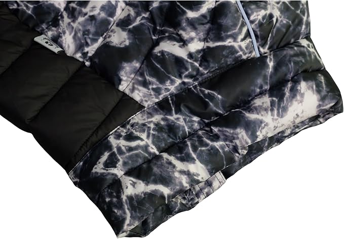 Lovelonglong Dog Coat Dog Warm Jacket, 4 Legs Covered Waterproof Windproof Reflective Warm Dog Vest, Zippered Adjustable Outdoor Dog Snow Jacket for Small Medium Large Dogs micai-Black S