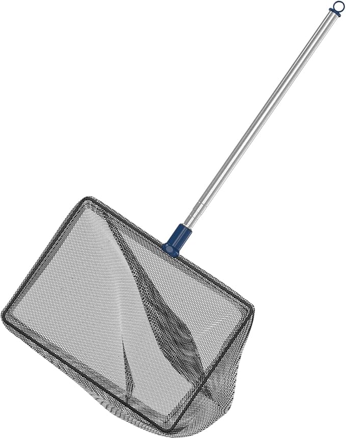 Pawfly Aquarium Fish Net with Extendable 9-24 Inch Long Handle for Betta Fish Tank Small Koi Pond and Pool