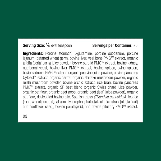 Standard Process Inc. Canine Enteric Support - Digestive System Support for Dogs - Nutritional Dog Supplement for Gut Health - Canine Supplement Formula to Aid Healthy Digestion - 30 g