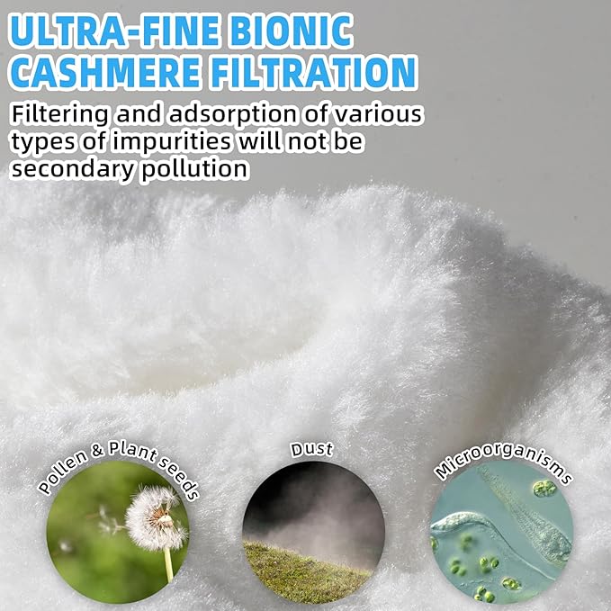 400GPH Fish Tank Filter, UV Aquarium Filter for 55-150 Gallon Turtle Tank Filter Powerful Internal Pump for Cold Plunge Saltwater Cloudywater Clear and Algae Green Killing Machine