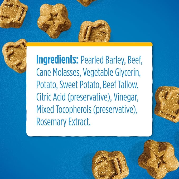 Blue Dog Bakery Perfect Trainers Treat | Small, Soft & Chewy Beef Flavor | Natural Healthy Dog Treats, 6 oz (Pack of 8)