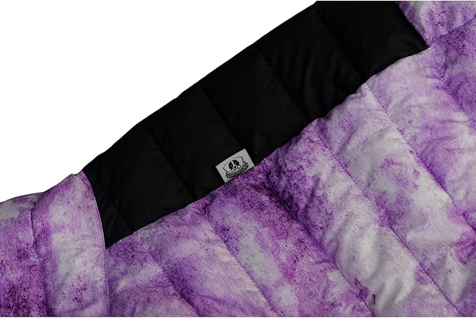 lovelonglong Dog Coat Dog Warm Jacket, 4 Legs Covered Waterproof Windproof Reflective Warm Dog Vest, Zippered Adjustable Outdoor Dog Snow Jacket for Small Medium Large Dogs micai-Purple M