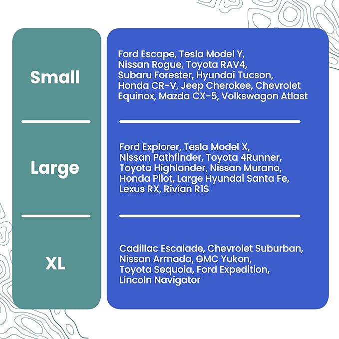 4Knines SUV Cargo Liner for Dogs, Trunk Mat for SUV, Durable Cargo Cover, Protector – Compatible with 60/40 Split Bench & Armrest Pass-Through, Waterproof, Machine Washable, Non-Slip (Large, Grey)