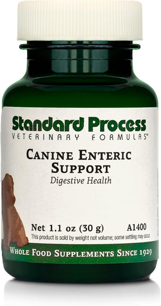 Standard Process Inc. Canine Enteric Support - Digestive System Support for Dogs - Nutritional Dog Supplement for Gut Health - Canine Supplement Formula to Aid Healthy Digestion - 30 g