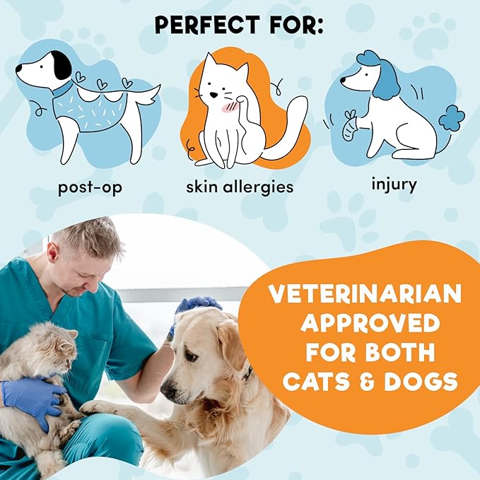 BENCMATE Inflatable Dog Cone Collar Alternative, Soft Dog Cone for Small Medium Large Dogs and Cats, Neck Recovery ECollar Donut Collar After Surgery (Medium, Dark Grey)