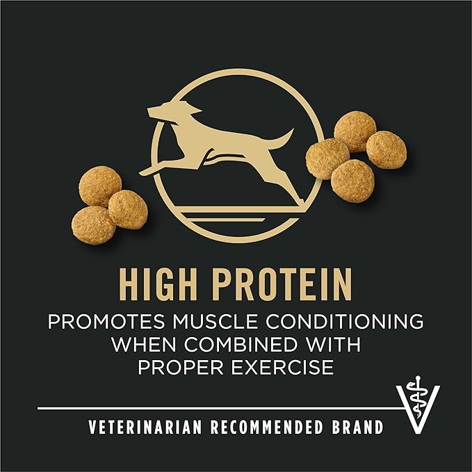 Purina Pro Plan High Protein, Digestive Health Large Breed Dog Food Dry, Chicken and Rice Formula - 47 lb. Bag